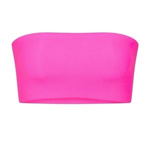 Skims bandeau bra, size small, neon pink